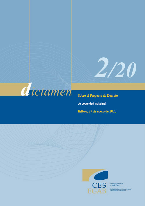 Dictamen 2/20 obre el Proyecto de Decreto de seguridad industrial