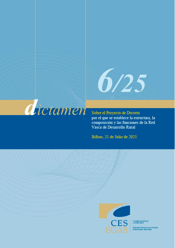 Dictamen 6/25 de 21 de julio, Sobre el Proyecto de Decreto por el que se establece la estructura, la composición y las funciones de las Red Vasca de Desarrollo Rural