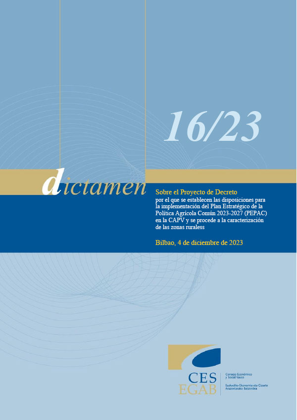 Dictamen 16/23 de 4 de diciembre sobre el Proyecto de Decreto por el que se establecen las disposiciones para la implementación del Plan Estratégico de la Política Agrícola Común 2023-2027 (PEPAC)