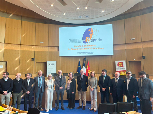 EGABek Atlantikoaz gaindiko sarearen bileran parte hartu du Rouenen (Frantzia)